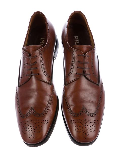 prada wingtip brogues